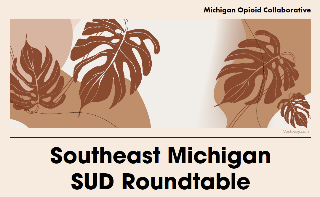 Southeast MI SUD Roundtable flyer image.