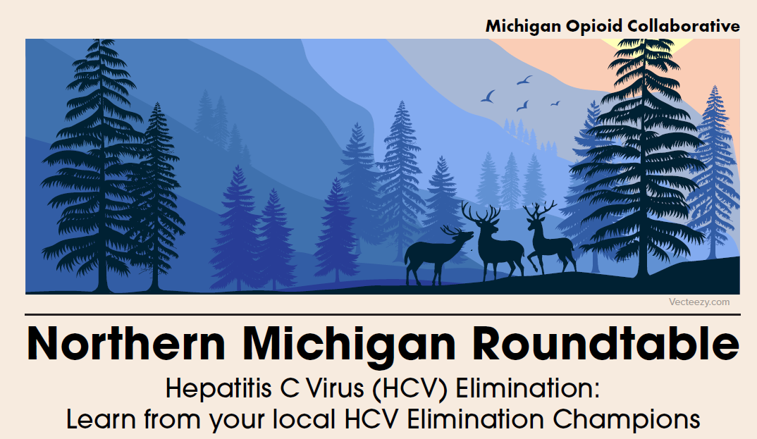 Northern Michigan Roundtable Hepatitis C Virus Elimination flyer image.
